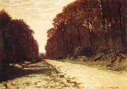 Claude Monet Road in Forest France oil painting artist
